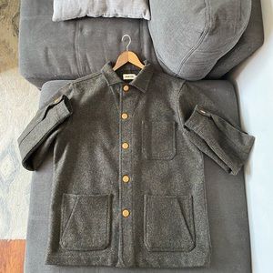 Taylor Stitch Ojai Shetland Moss wool jacket